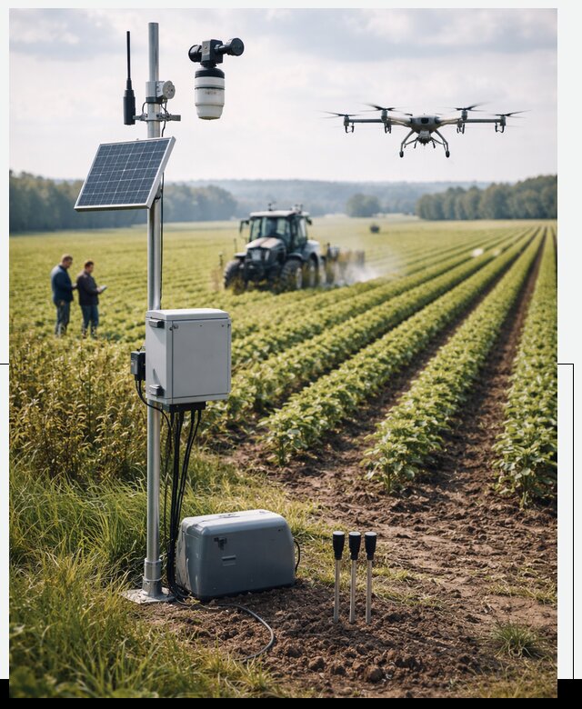 Разработка IoT мониторинга полей в Донецке от 9306 р. | АвикейДнк